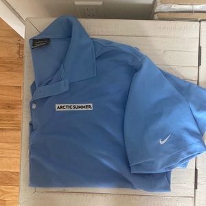 Mens Nike “Arctic Summer” Dr-Fit Golf Shirt